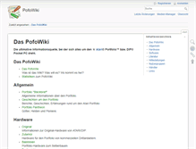 Tablet Screenshot of pofowiki.de